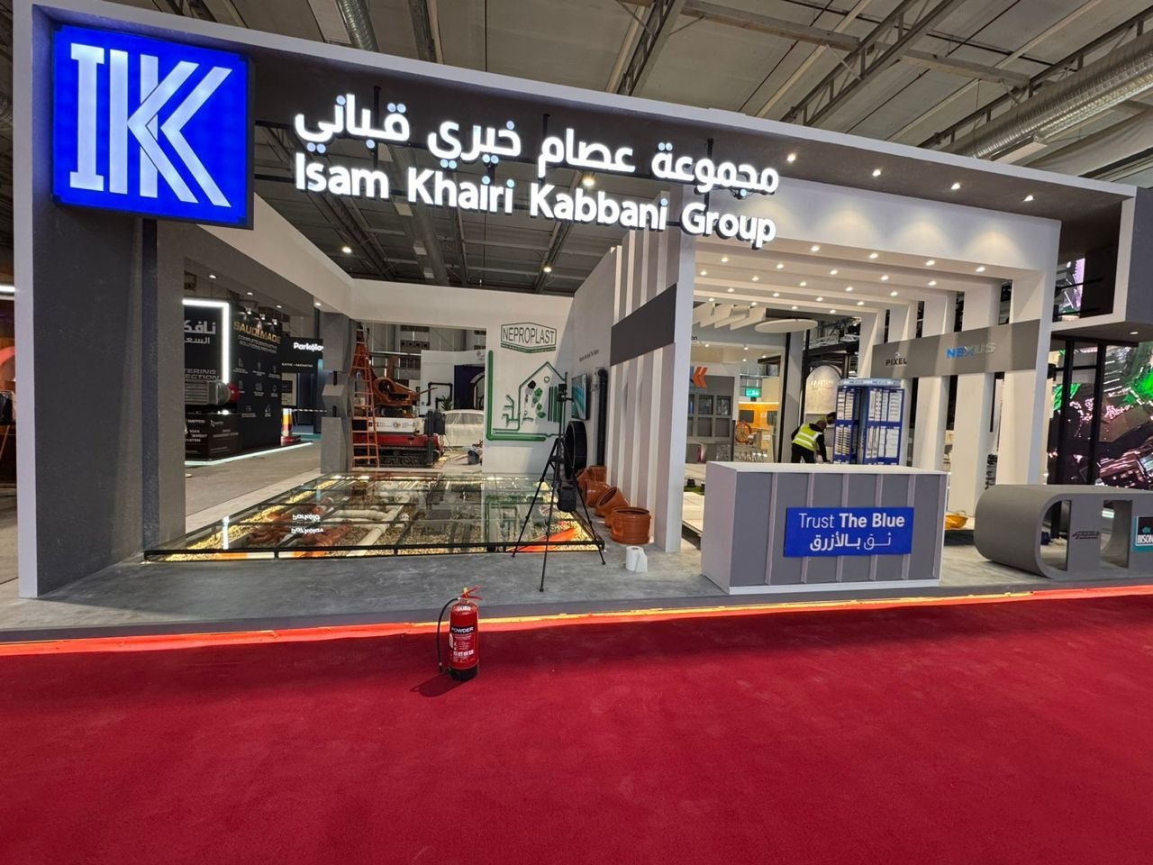 تصميم بوث مجوهرات عصام خيري قباري