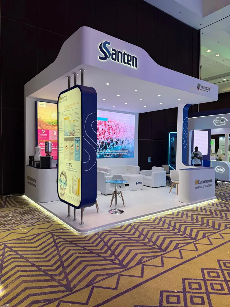 تصميم بوث santen